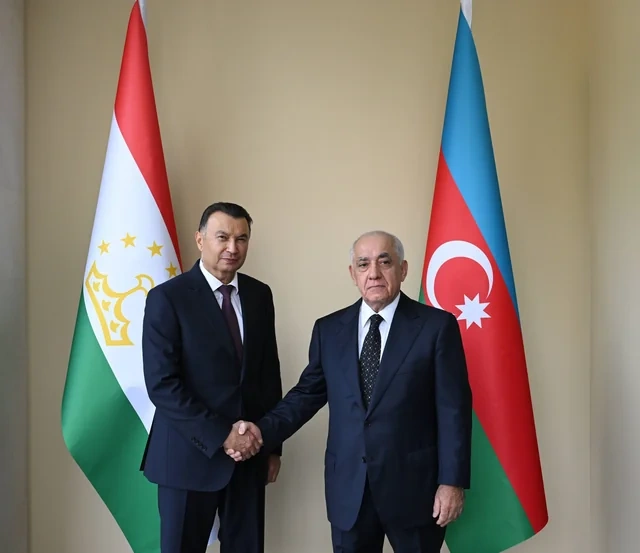 Azərbaycan və Tacikistan baş nazirləri görüşdülər - FOTO