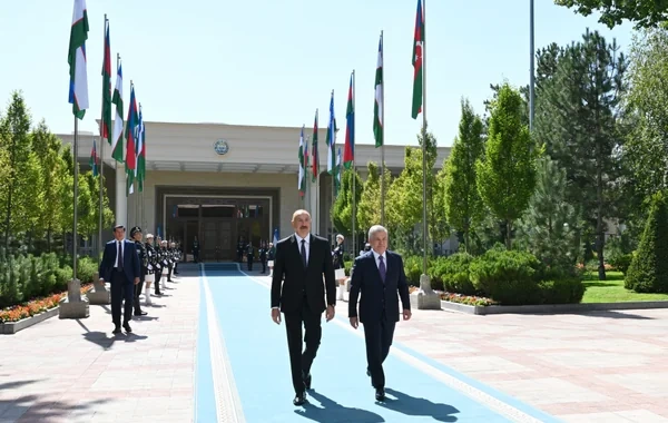 Daşkənddə Prezident İlham Əliyevin rəsmi qarşılanma mərasimi olub