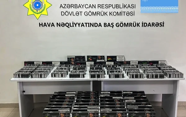 Azərbaycana qanunsuz yolla gətirilən 866 qutu qəlyan tütünü aşkarlanıb