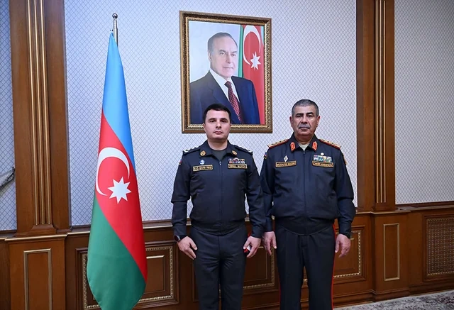 Zakir Həsənov yeni generallara rütbələrini təqdim etdi - FOTO