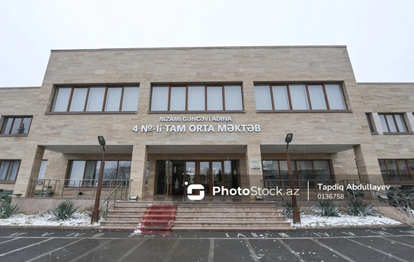 Xankəndi şəhərində yerləşən Nizami Gəncəvi adına 4 nömrəli tam orta məktəbdən REPORTAJ