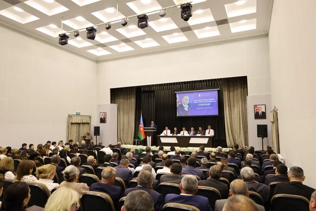 Baş Prokurorluğun təşkilatçılığı ilə Tovuzda konfrans keçirilib - FOTO