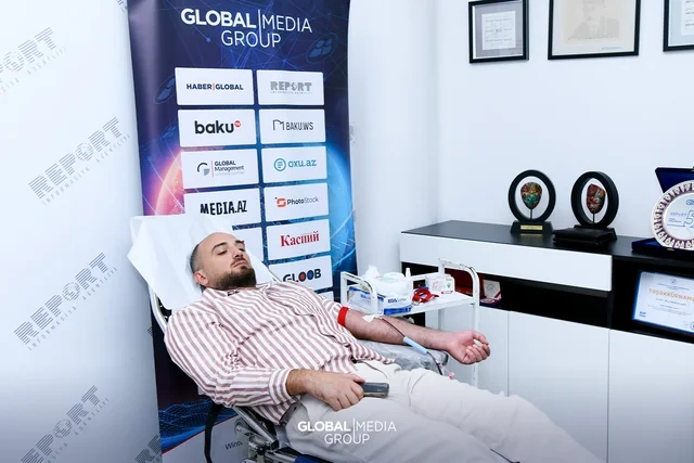 "Global Media Group" talassemiyalı xəstələr üçün qanvermə aksiyası keçirib - FOTO - VİDEO