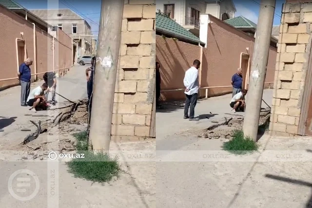 Masazırda saatlardır işıq yoxdur: SƏBƏB - FOTO/VİDEO