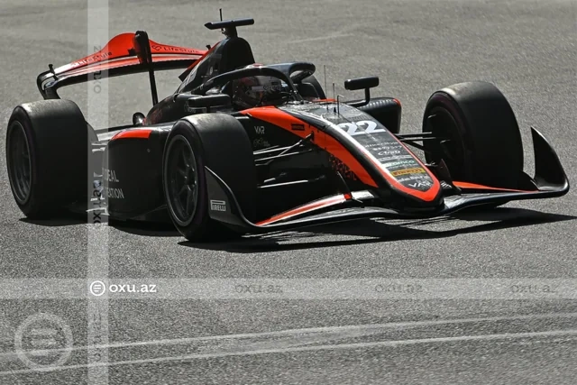 "Formula-2" üzrə Azərbaycan Qran-prisində qaliblər mükafatlandırıldılar - FOTO