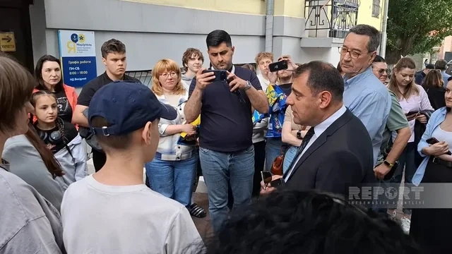Ukraynalı uşaqların növbəti qrupu reabilitasiya üçün Azərbaycana yola salınıb