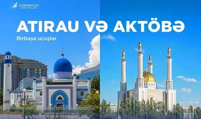 AZAL Atırau və Aktöbəyə müntəzəm reyslərə başlayır