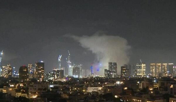 Hizbullah İsraili "raket yağışı"na tutub - Video