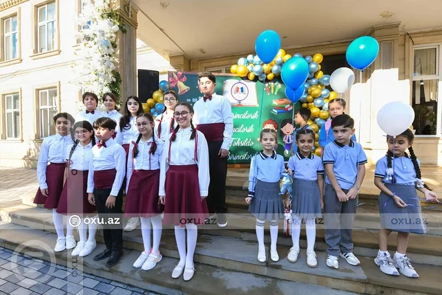 Məktəbə ilk addım: Balaca ürəklərin böyük həyəcanı - FOTO - VİDEO