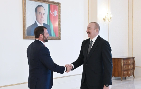 Prezident İlham Əliyev ABŞ nümayəndə heyətini qəbul edib