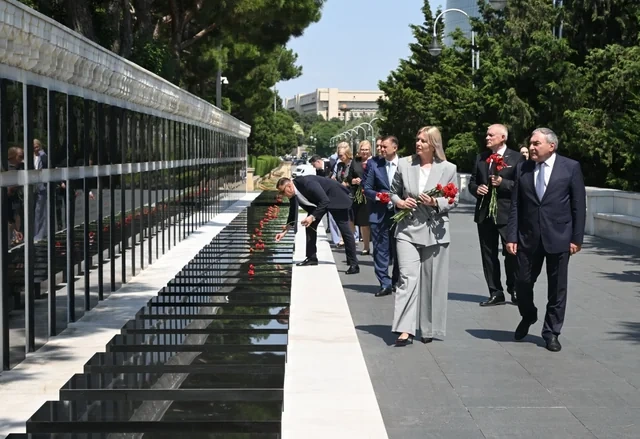 Azərbaycan və Latviya Konstitusiya məhkəmələrinin sədrləri görüşdülər: Nələr müzakirə olundu? - FOTO