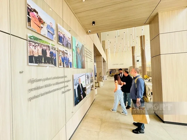 Gürcüstanlı jurnalist və bloqerlər Ağdama səfər ediblər - FOTO