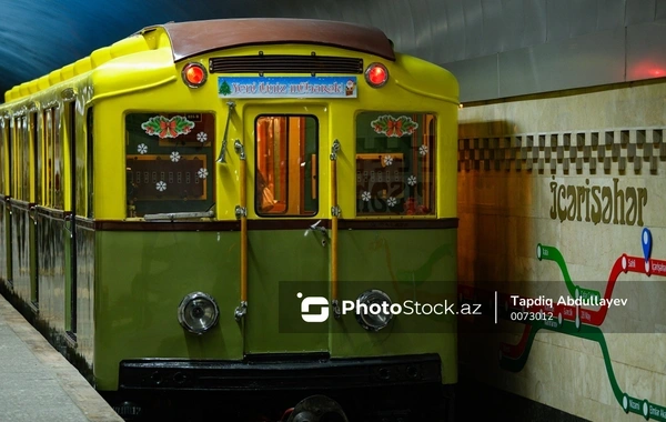 Bakı metrosunda retro vaqonlar nümayiş etdiriləcək