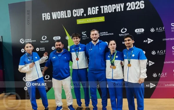 Azərbaycan gimnastları Dünya Kubokunu altı medalla başa vurublar