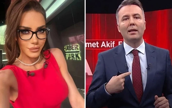 "Habertürk"ün spikeri baş redaktor Mehmet Akif Ersoyun fotoları ilə bağlı iddialara CAVAB VERDİ