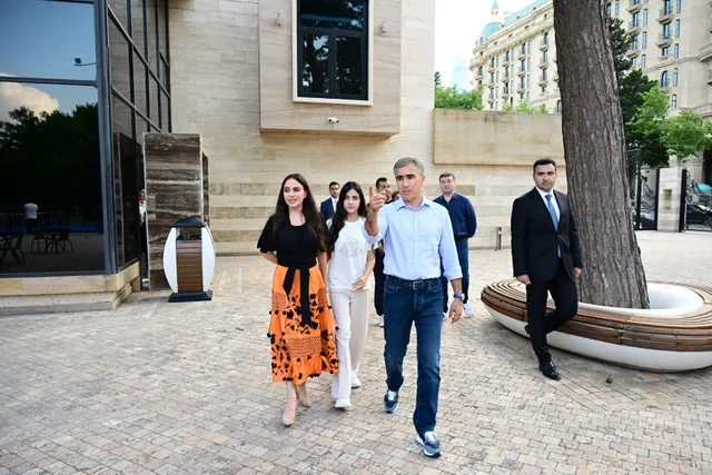 Leyla və Arzu Əliyevalar Dənizkənarı Milli Parkda açılış və təqdimat mərasimlərində iştirak ediblər - FOTO