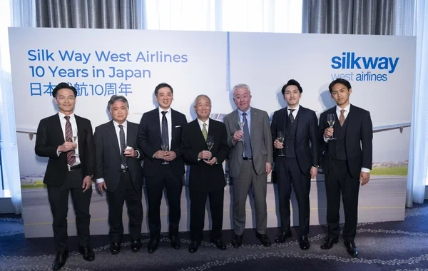 "Silk Way West Airlines" Yaponiyaya uçuşlarının 10 illiyini qeyd edir