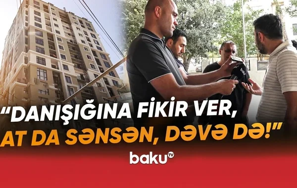 MTK nümayəndəsinin "problem yoxdur" cavabına sakinlərdən SƏRT REAKSİYA - VİDEO