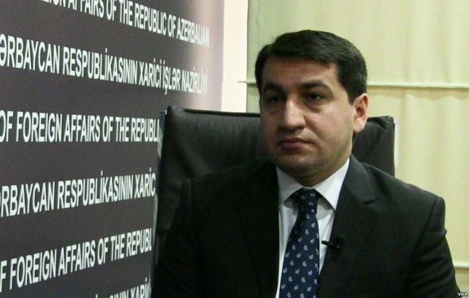 Hacıyev Qətər əmirinin milli təhlükəsizlik müşaviri ilə görüşdü