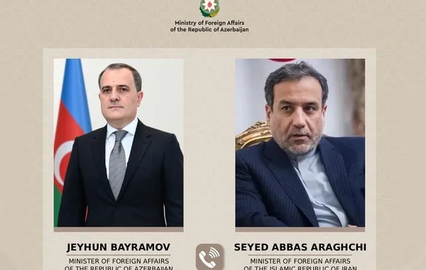 Ceyhun Bayramov iranlı həmkarı ilə Xəzər bölgəsində təhlükəsizliyi müzakirə edib