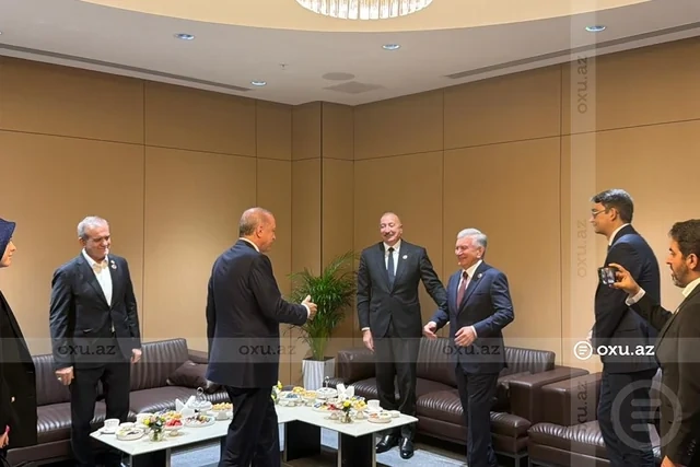 Azərbaycan, Türkiyə, Özbəkistan və İran prezidentləri Bişkekdə bir arada - FOTO