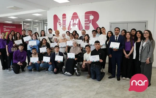 "Nar" WUF 13 çərçivəsində inklüziv təcrübə proqramı iştirakçılarını təltif edib