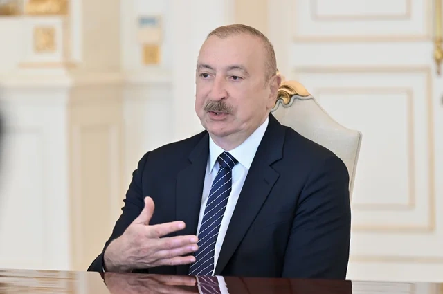 İlham Əliyev ABŞ Konqresinin Nümayəndələr Palatasının üzvünü qəbul edib - FOTO