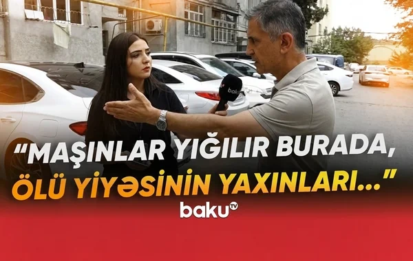 Beş binanın sakinlərindən şikayət: "Əziyyət çəkirik!" - VİDEO