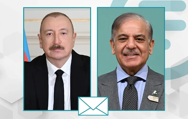 İlham Əliyev Şahbaz Şərifi təbrik etdi