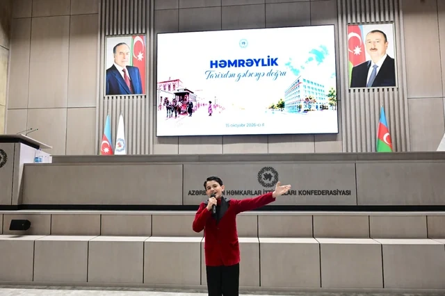 Azərbaycan həmkarlar ittifaqlarının yaradılmasının 121-ci ildönümü qeyd olunub - Foto