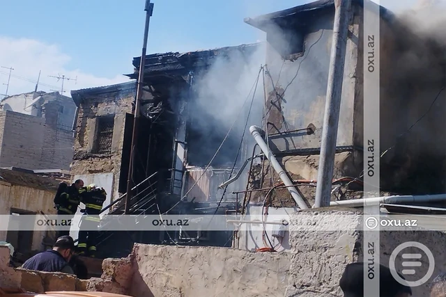 Bakıda yaşayış evindəki yanğının TƏFƏRRÜATI - FOTO - VİDEO