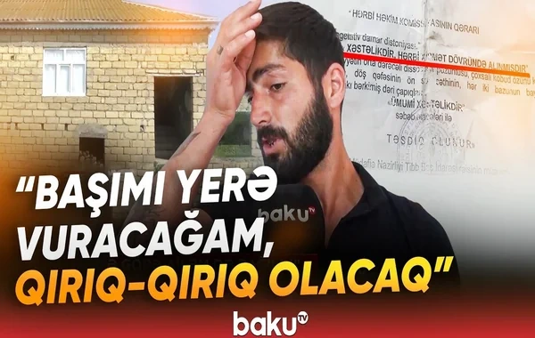 Hərbi xidmətdə xəsarət alan iki uşaq atası: "Valideynləri həyat yoldaşımı apardılar" - VİDEO