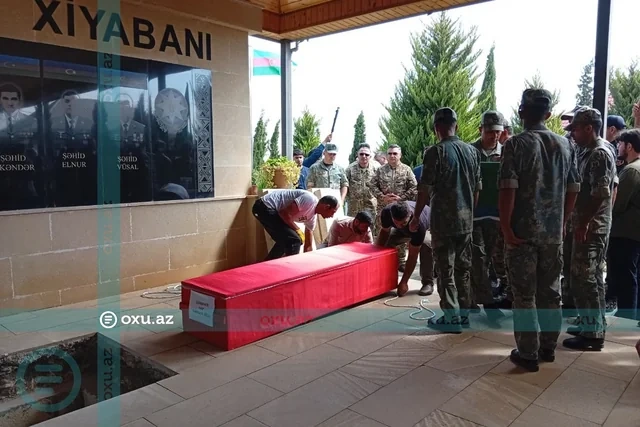 Birinci Qarabağ müharibəsi zamanı itkin düşmüş şəhid Akif Qurbanov dəfn olundu - FOTO - VİDEO