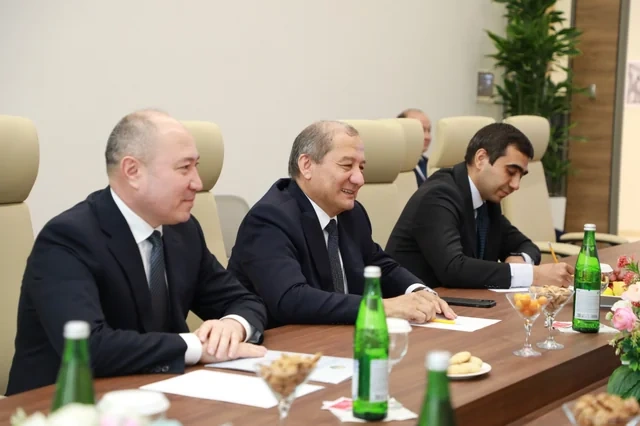 Komitə sədri Özbəkistan Prezidenti Administrasiyasının şöbə müdiri ilə görüşüb - FOTO