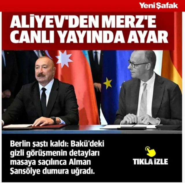 İlham Əliyevin Almaniyaya səfəri Türkiyə mediasının diqqət mərkəzindədir - FOTO
