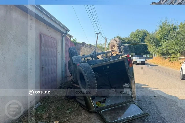 Qubada qəzada xəsarət alanların vəziyyəti açıqlandı - FOTO