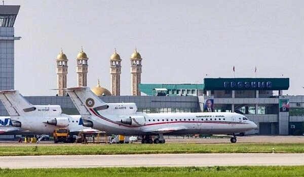 Qroznı aeroportu bağlandı