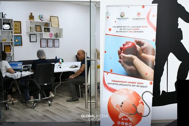 "Global Media Group" talassemiyalı xəstələr üçün qanvermə aksiyası keçirib - FOTO - VİDEO