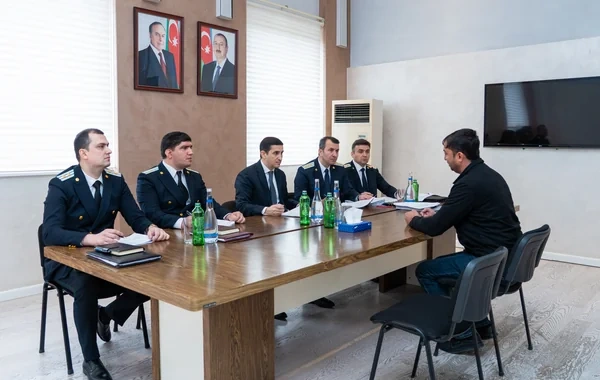 Ədliyyə naziri Şəmkir şəhərində vətəndaşları qəbul edib