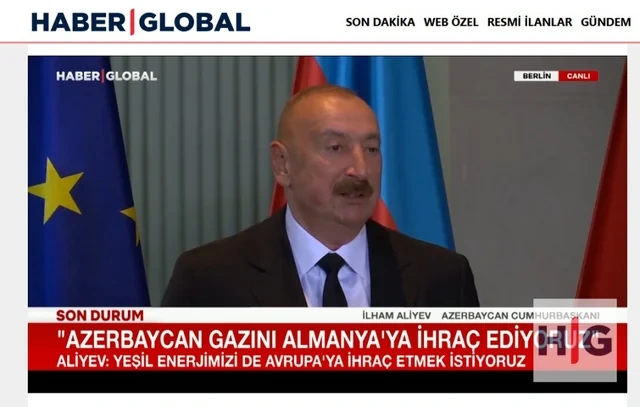 İlham Əliyevin Almaniyaya səfəri Türkiyə mediasının diqqət mərkəzindədir - FOTO
