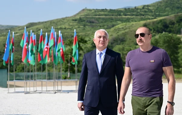 Laçında Hoçaz çayının üzərində yerləşən su elektrik stansiyalarının açılışı olub - FOTO