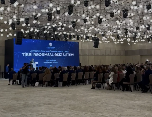 Marketoloq Cavid Süleymanlı Səhiyyə Nazirliyinin yeni rəqəmsal sisteminin təqdimatında iştirak edib