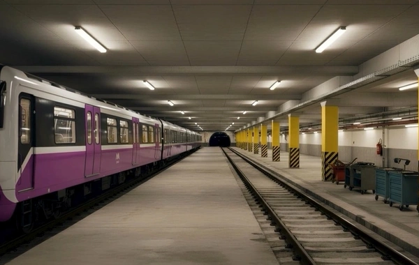 Metronun "İçərişəhər" stansiyasında dönmə kamerası inşa edilir