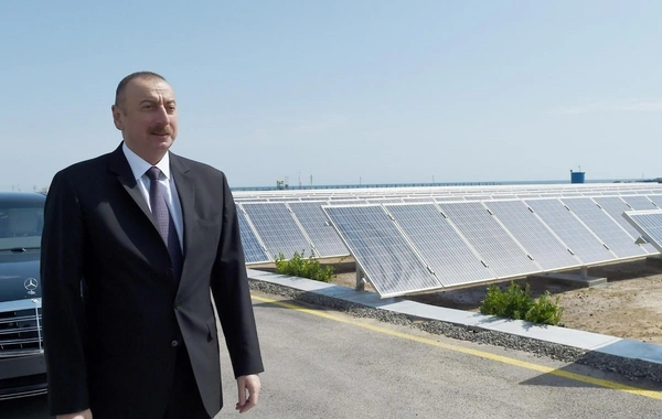 İlham Əliyev: "Bizim qısamüddətli planlarımız səkkiz giqavat enerji əldə etməkdir"