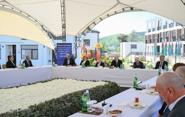 Prezident İlham Əliyev şəhid valideynlərinə və yaşlı nəslə münasibətdə əsl örnək nümayiş etdirdi - VİDEO