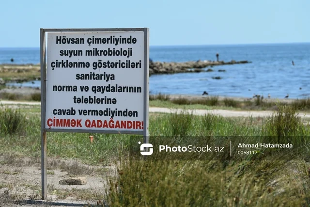 Azərbaycanda çimərlik mövsümünə START VERİLİR - FOTO