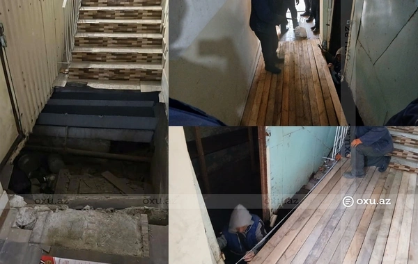 Bakıda binada çökən blokla bağlı tədbir görülür
