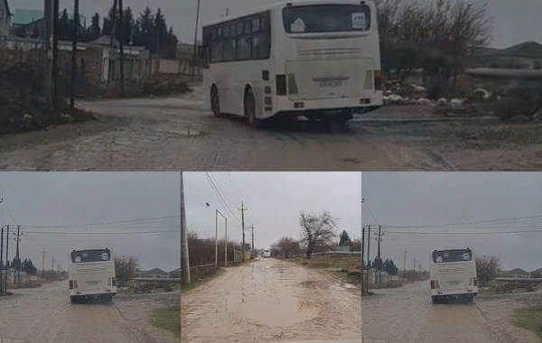 SARAYDAN ŞİKAYƏT: "Yeni marşrut xətti açılsa da, yol eyni vəziyyətdədir"