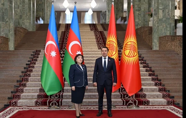 Sahibə Qafarova Qırğızıstan parlamentinin sədri ilə görüşüb