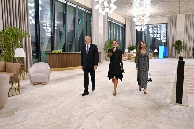 Prezident İlham Əliyevin adından AQEM-in 7-ci Zirvə Görüşünün iştirakçılarının şərəfinə şam yeməyi verilib - Foto